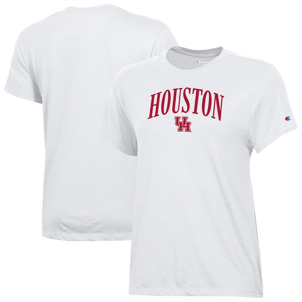 Women's Champion White Houston Cougars Core T-Shirt