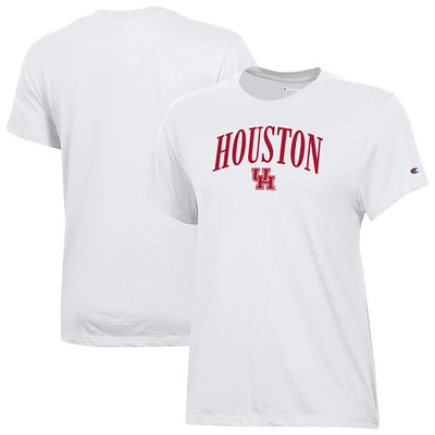 Women's Champion  White Houston Cougars Core T-Shirt
