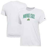 Women's Champion  White Norfolk State Spartans Core T-Shirt