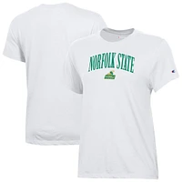 Women's Champion  White Norfolk State Spartans Core T-Shirt