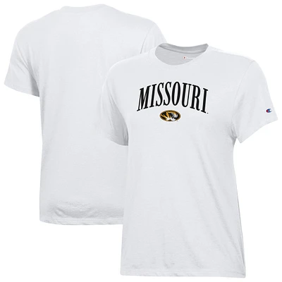 Women's Champion  White Missouri Tigers Core T-Shirt