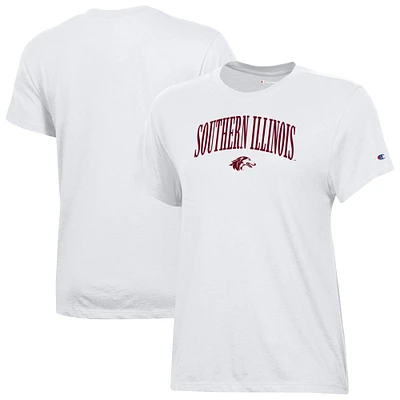Women's Champion  White Southern Illinois Salukis Core T-Shirt