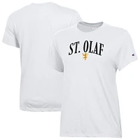 Women's Champion  White St. Olaf Oles Core T-Shirt