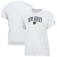 Women's Champion  White College of New Jersey Lions Core T-Shirt