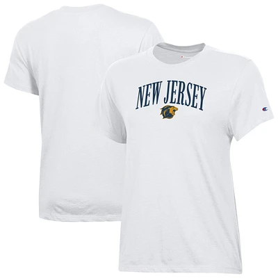 Women's Champion  White College of New Jersey Lions Core T-Shirt
