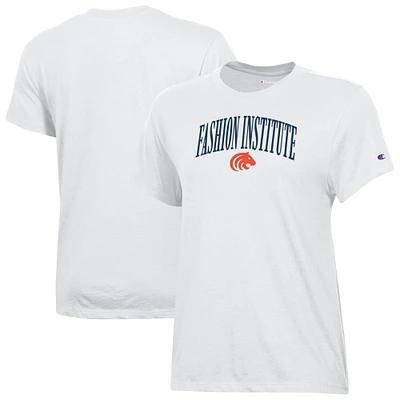 Women's Champion  White SUNY Fashion Institute of Technology Tigers Core T-Shirt