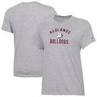 Women's Champion  Gray University of Redlands Bulldogs Core T-Shirt