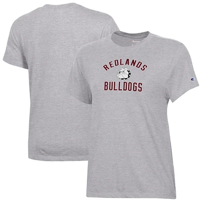 Women's Champion  Gray University of Redlands Bulldogs Core T-Shirt