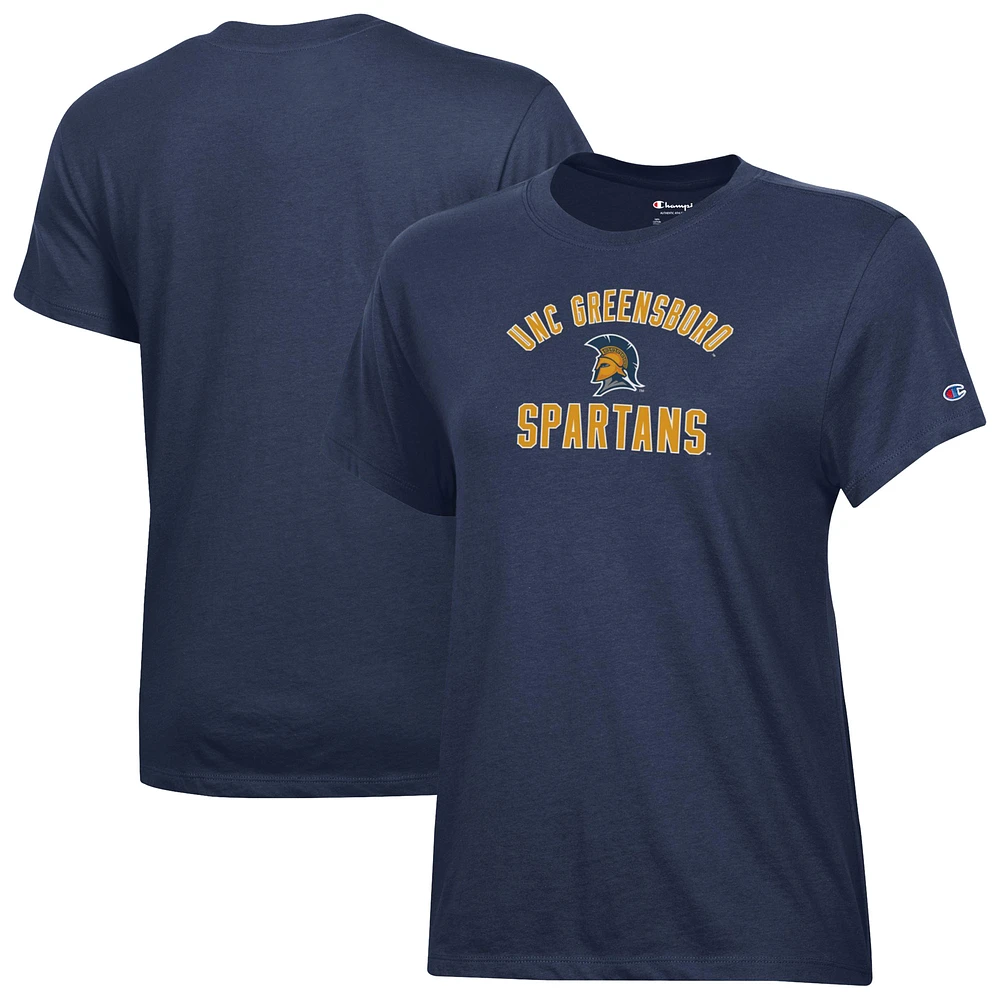 Women's Champion Navy UNCG Spartans Core T-Shirt
