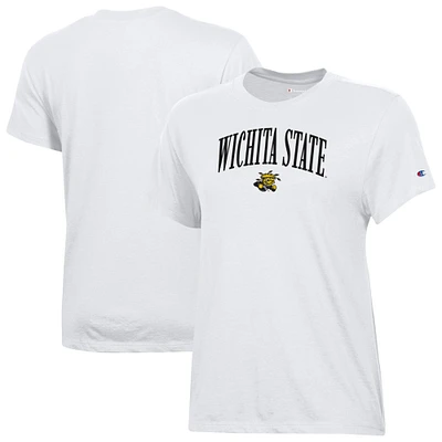 Women's Champion  White Wichita State Shockers Core T-Shirt