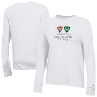 Women's Champion  White Hobart & William Smith Colleges Core Long Sleeve T-Shirt