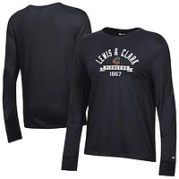Women's Champion  Black Lewis & Clark College Pioneers Core Long Sleeve T-Shirt