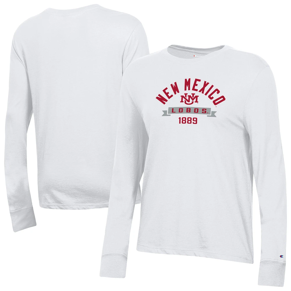Women's Champion New Mexico Lobos Core Long Sleeve T-Shirt