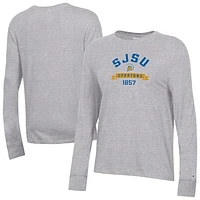 Women's Champion  Gray San Jose State Spartans Core Long Sleeve T-Shirt