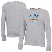 Women's Champion  Gray San Jose State Spartans Core Long Sleeve T-Shirt