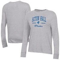 Women's Champion  Gray Seton Hall Pirates Core Long Sleeve T-Shirt