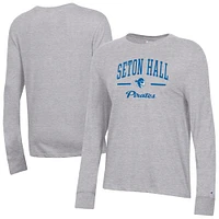 Women's Champion  Gray Seton Hall Pirates Core Long Sleeve T-Shirt