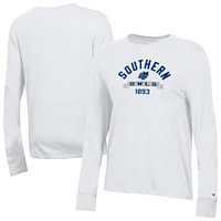 Women's Champion  White Southern Connecticut State Owls Core Long Sleeve T-Shirt