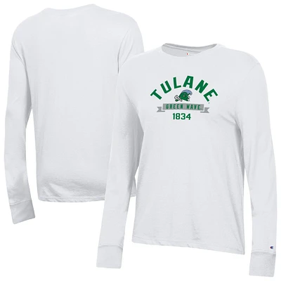 Women's Champion Tulane Green Wave Core Long Sleeve T-Shirt