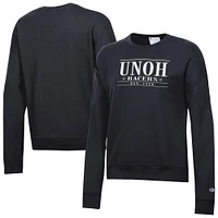 Women's Champion  Black Northwestern Ohio Racers Powerblend Pullover Sweatshirt