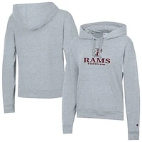 Women's Champion  Gray Fordham Rams Powerblend Fleece Pullover Hoodie