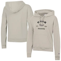 Women's Champion  Oatmeal Northwestern Ohio Racers Powerblend Fleece Pullover Hoodie