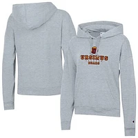 Women's Champion  Gray Ursinus Bears Powerblend Fleece Pullover Hoodie