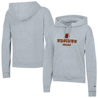 Women's Champion  Gray Ursinus Bears Powerblend Fleece Pullover Hoodie