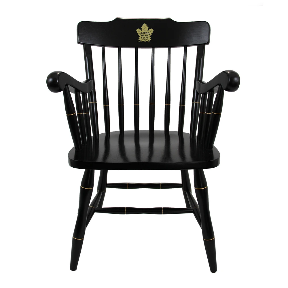 Black Toronto Maple Leafs Captain's Chair