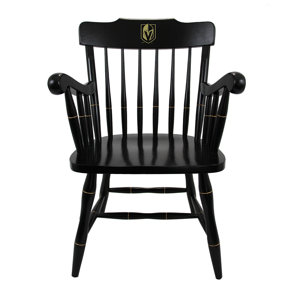 Black Vegas Golden Knights Captain's Chair