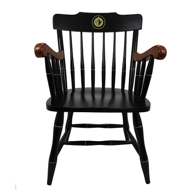 Black Winnipeg Jets Captain's Chair with Cherry Arms