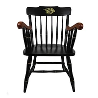 Black Nashville Predators Captain's Chair with Cherry Arms