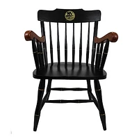 Black New York Islanders Captain's Chair with Cherry Arms