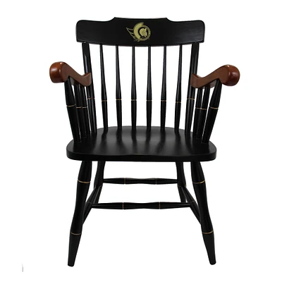 Black Ottawa Senators Captain's Chair with Cherry Arms