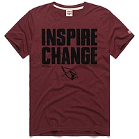 Unisex Homage Cardinal Arizona Cardinals 2024 Inspire Change Tri-Blend T-Shirt