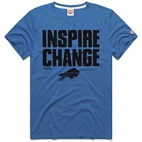 Unisex Homage Royal Buffalo Bills 2024 Inspire Change Tri-Blend T-Shirt