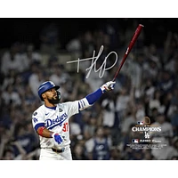Teoscar Hernandez Los Angeles Dodgers Autographed 2024 World Series Champions 8" x 10" Photograph