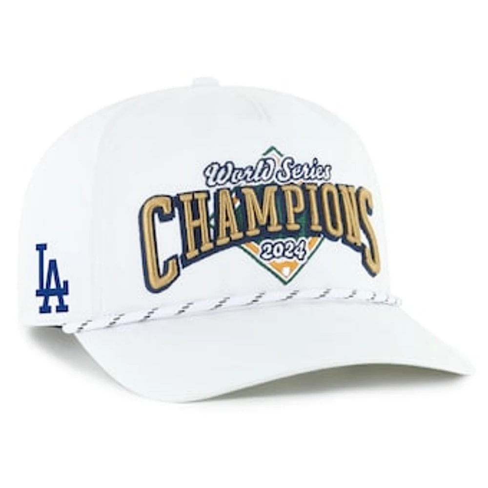 Men's '47 Natural Los Angeles Dodgers 2024 World Series Champions Alley Hitch Adjustable Hat