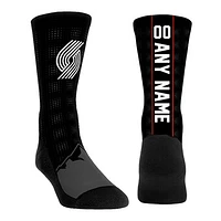 Youth Rock Em Socks Portland Trail Blazers 2024/25 City Edition Custom Jersey Crew Socks