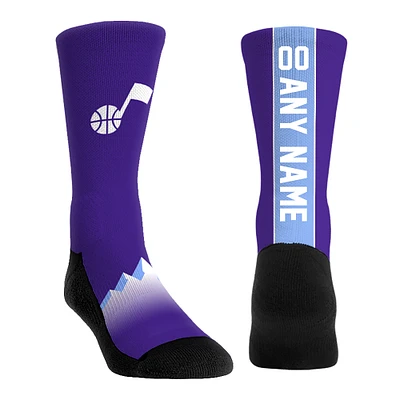 Youth Rock Em Socks Utah Jazz 2024/25 City Edition Custom Jersey Crew Socks