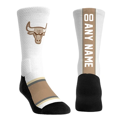 Youth Rock Em Socks Chicago Bulls 2024/25 City Edition Custom Jersey Crew Socks