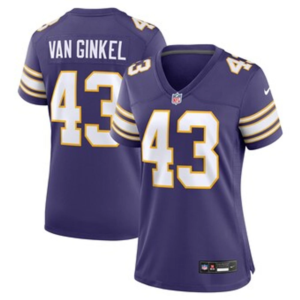 Women's Nike Andrew Van Ginkel Minnesota Vikings Alternate Game Jersey