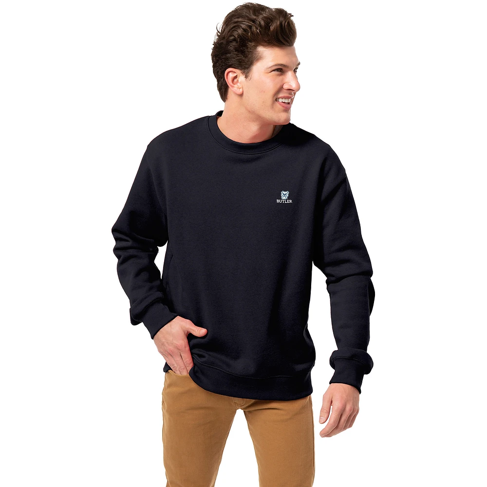 Men's League Collegiate Wear Navy Butler Bulldogs Essentials 2.0 Pullover Sweatshirt