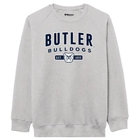 Men's League Collegiate Wear Heather Gray Butler Bulldogs Essentials 2.0 Pullover Sweatshirt