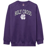 Men's League Collegiate Wear  Purple Holy Cross Crusaders Essentials 2.0 Pullover Sweatshirt