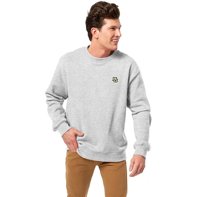 Men's League Collegiate Wear  Heather Gray Marquette Golden Eagles Essentials 2.0 Pullover Sweatshirt