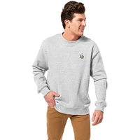 Men's League Collegiate Wear  Heather Gray Marquette Golden Eagles Essentials 2.0 Pullover Sweatshirt