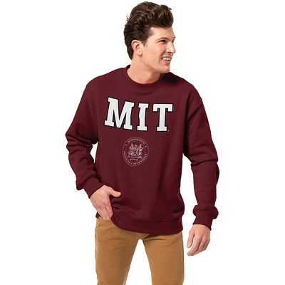 Men's League Collegiate Wear  Maroon MIT Engineers Essentials 2.0 Pullover Sweatshirt