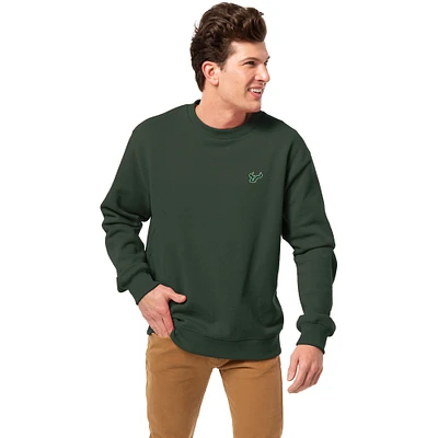 Men's League Collegiate Wear  Green South Florida Bulls Essentials 2.0 Pullover Sweatshirt