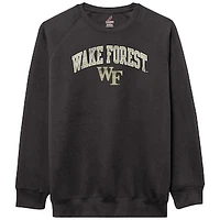 Men's League Collegiate Wear  Black Wake Forest Demon Deacons Essentials 2.0 Pullover Sweatshirt